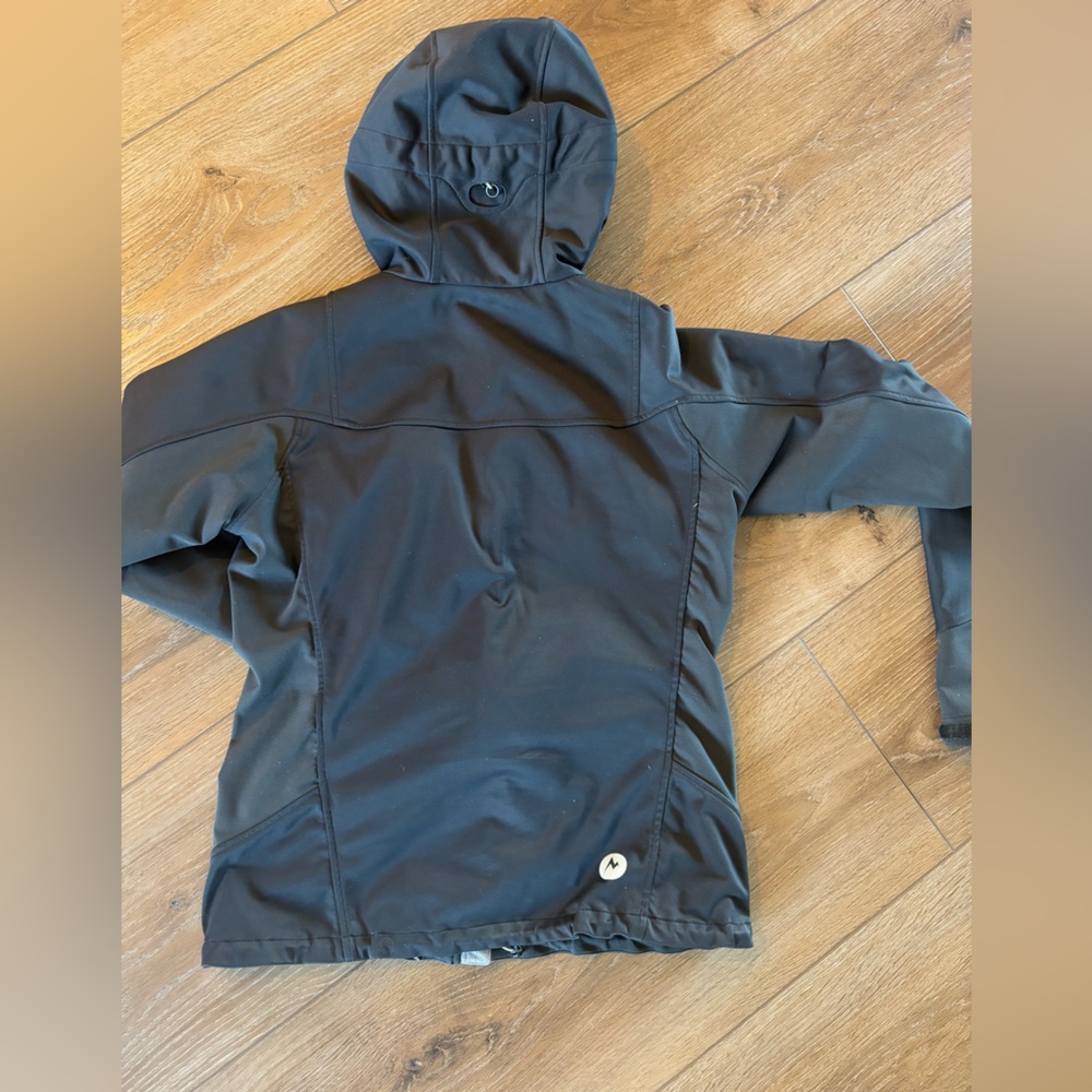 Black Softshell Wind-Stopper Jacket By Marmot - image 3